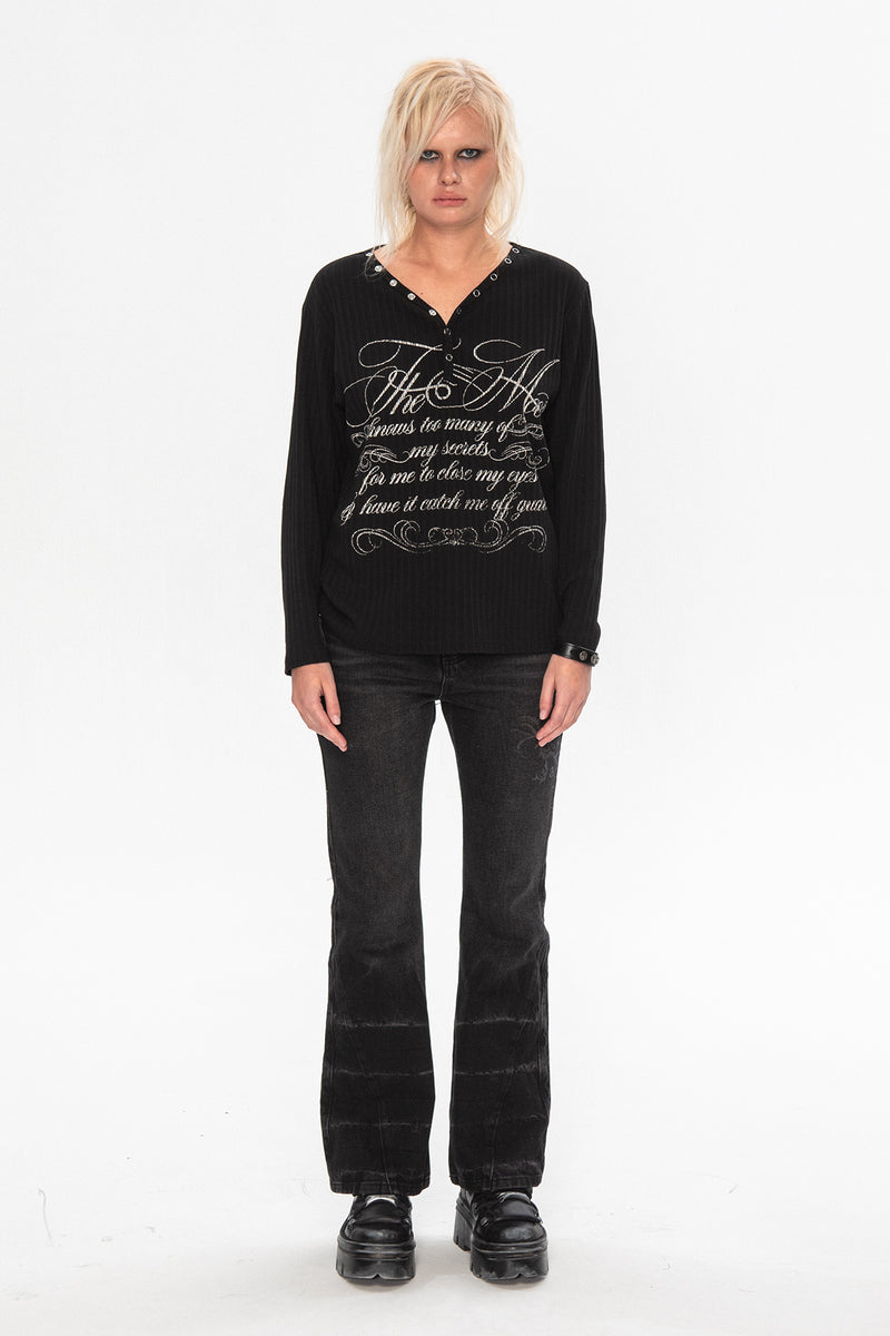 Thorns Flared Denim