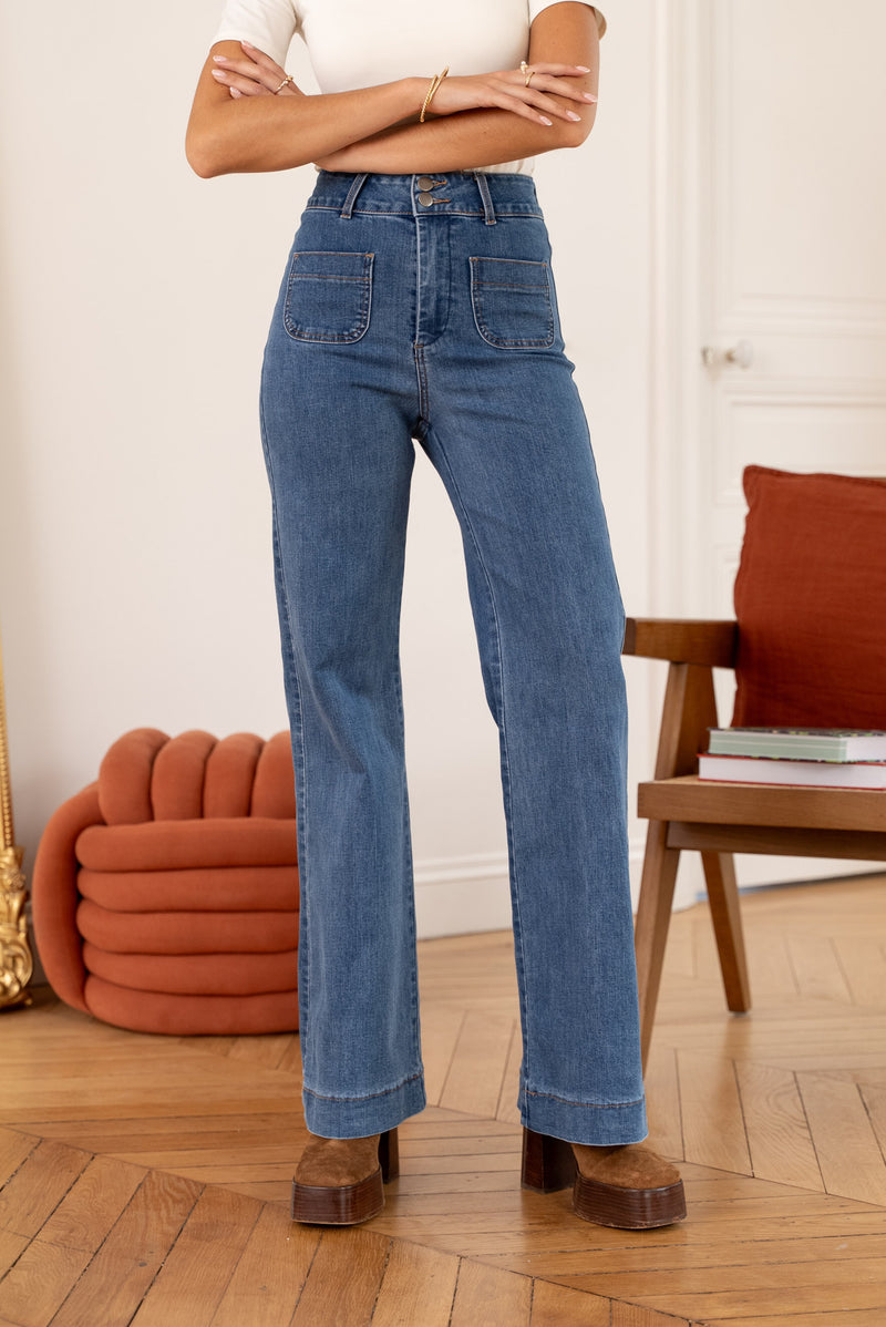 Jean Elena - denim stone