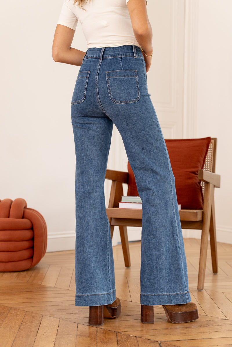 Jean Elena - denim stone