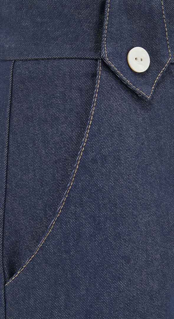 Monroe Trousers in Denim