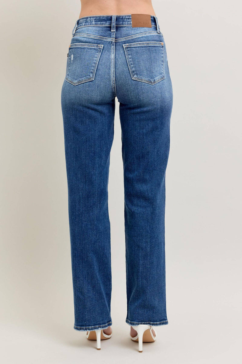 Judy Blue High Waist 90's Straight Denim Jeans 82392