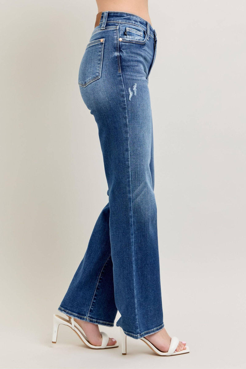 Judy Blue High Waist 90's Straight Denim Jeans 82392
