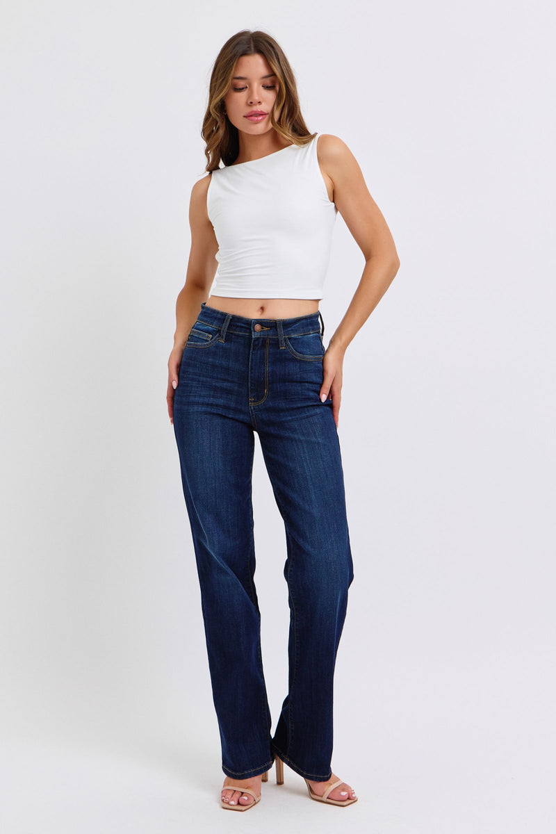Judy Blue High Waist Straight Denim Jeans 82627