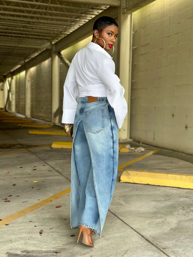 YAS Layered Denim