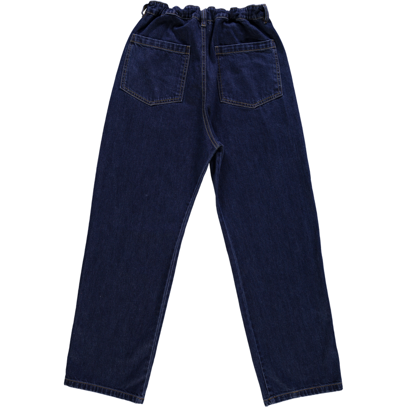 GENTIANE LONG PANTS Denim Dark Blue