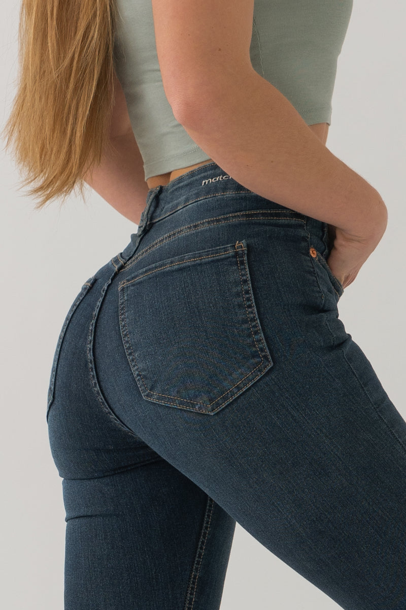 SKINNY HIGH RISE - DARK BLUE