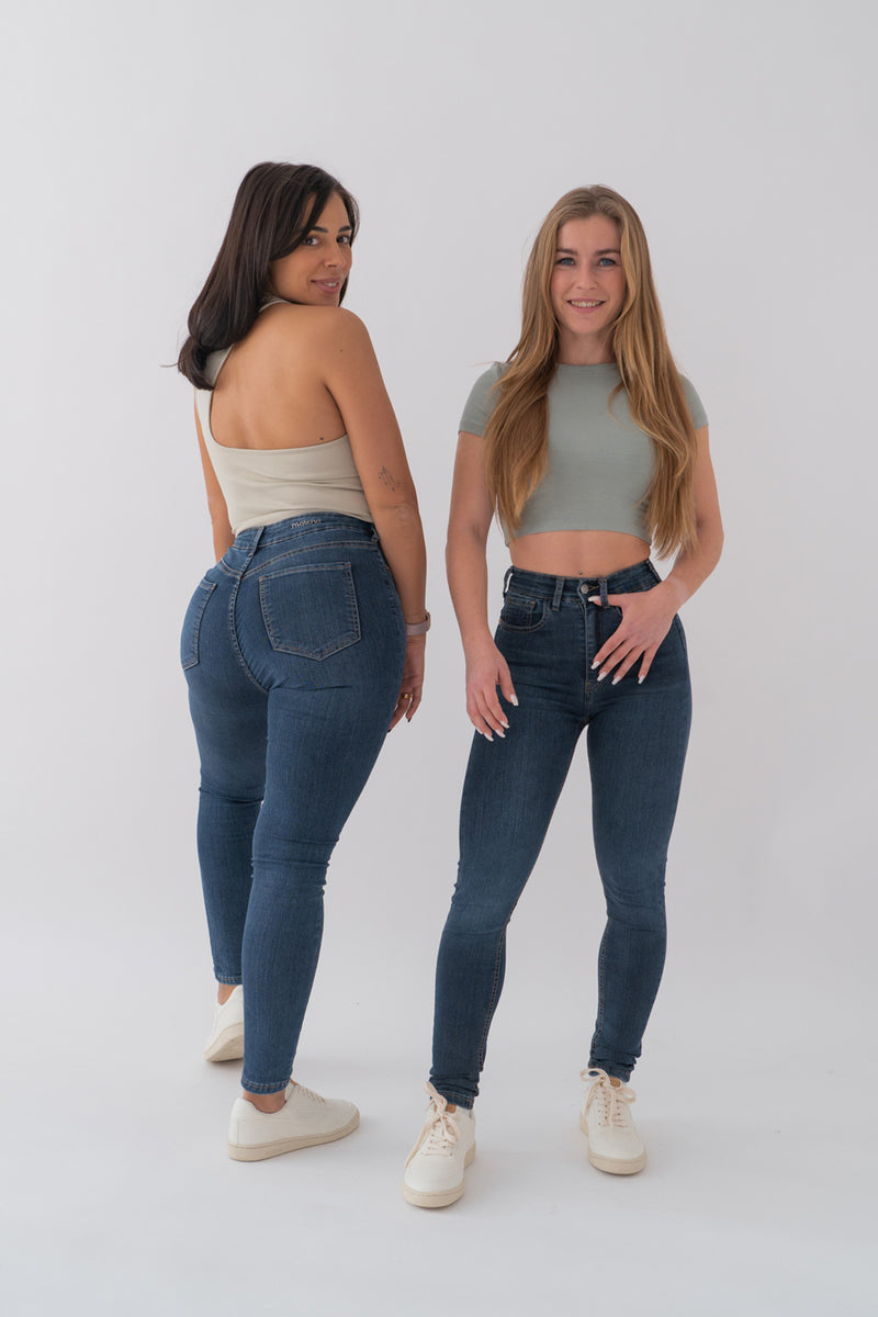SKINNY HIGH RISE - DARK BLUE