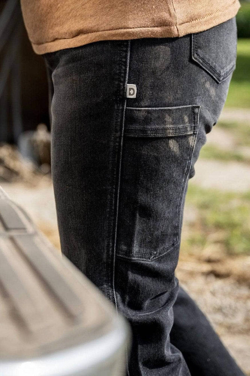 John Deere X Dovetail Workwear Into Town Bootcut Jean in Classic Black