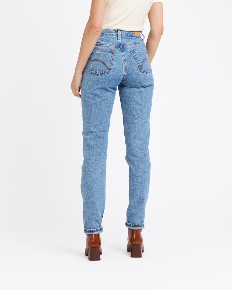 Clair women's high-waisted mom jeans