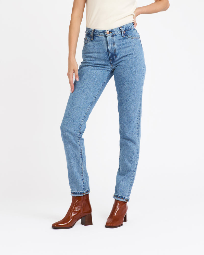 Clair women's high-waisted mom jeans