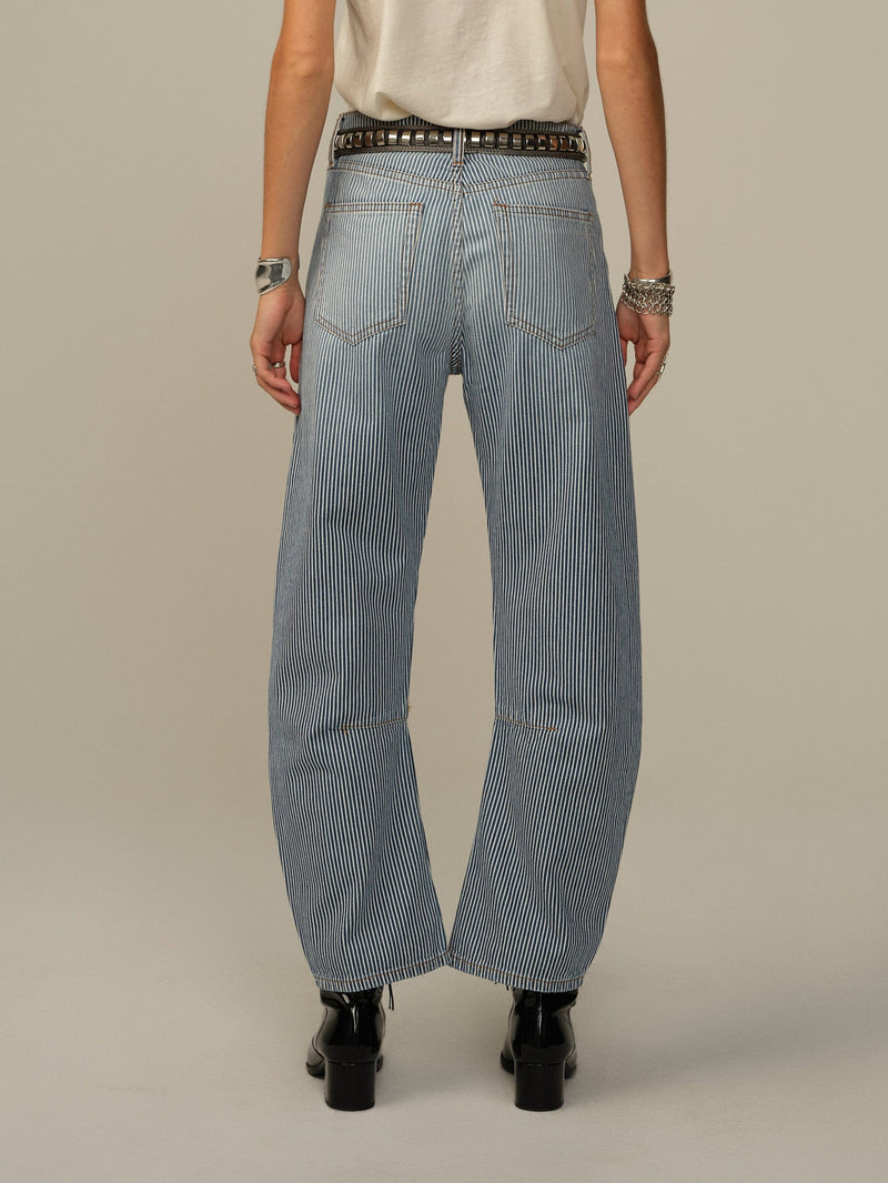 Women's Pilon Railroad Stripe Pant steel railroad