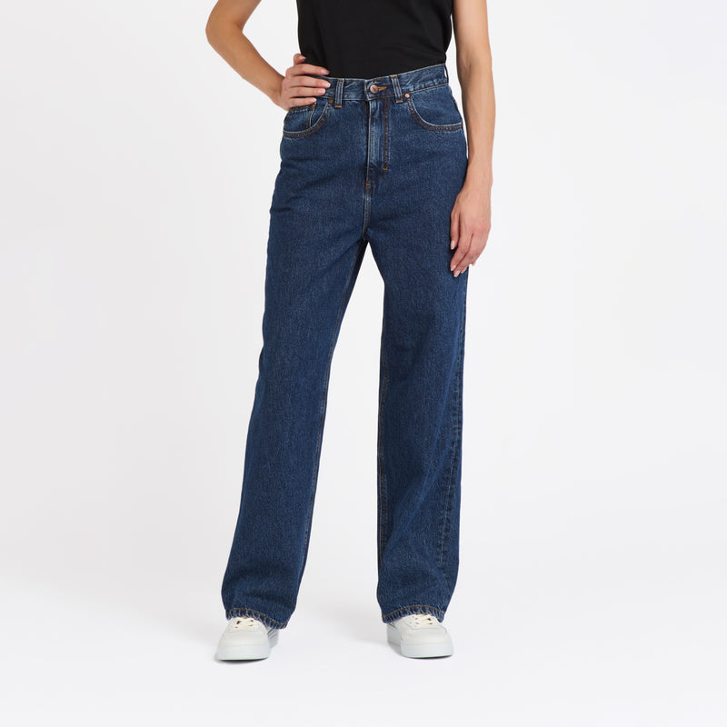Women's baggy stonewashed jeans - Gaspard