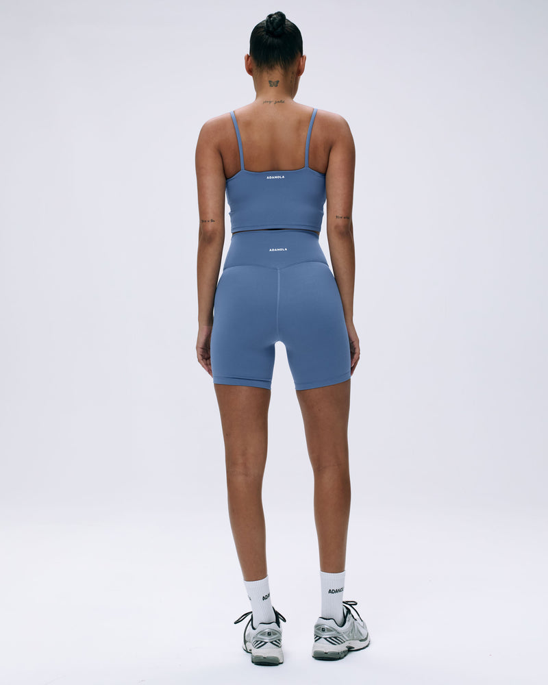 Ultimate Crop Shorts - Vintage Blue