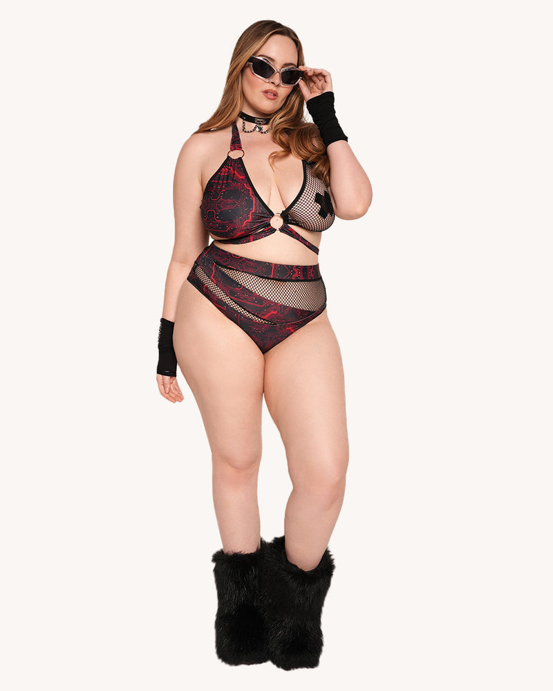 Infinite Matrix Fishnet Bottoms