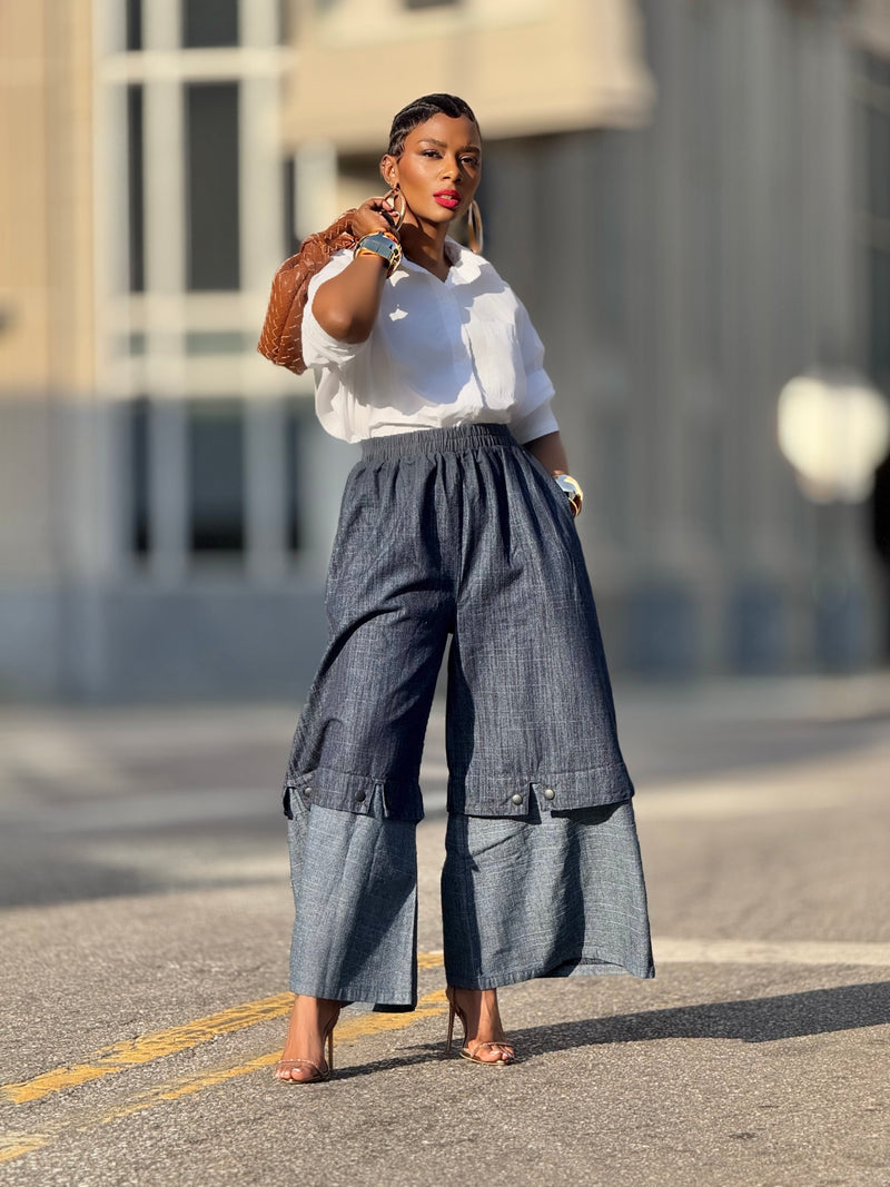 Isla Denim Culottes (One size up to 14)