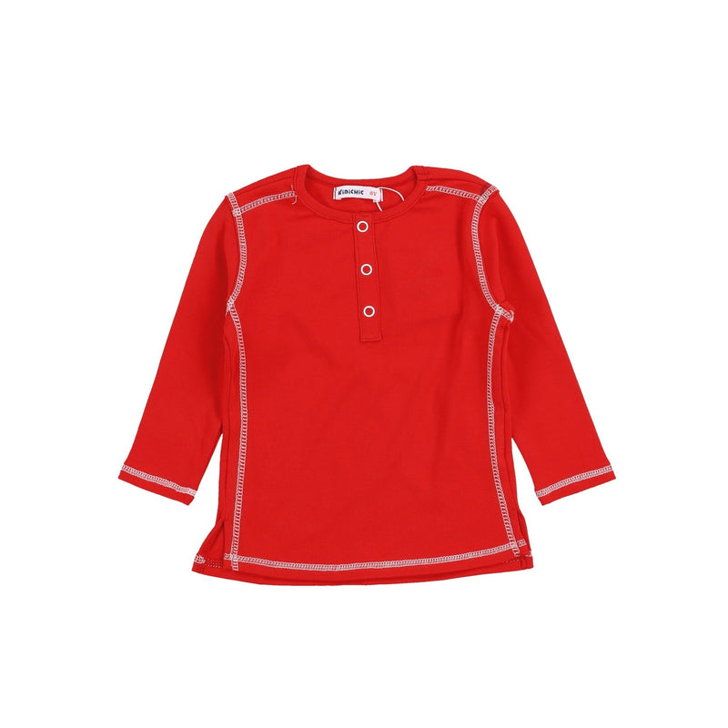 Girls Ribbed Outseam Top