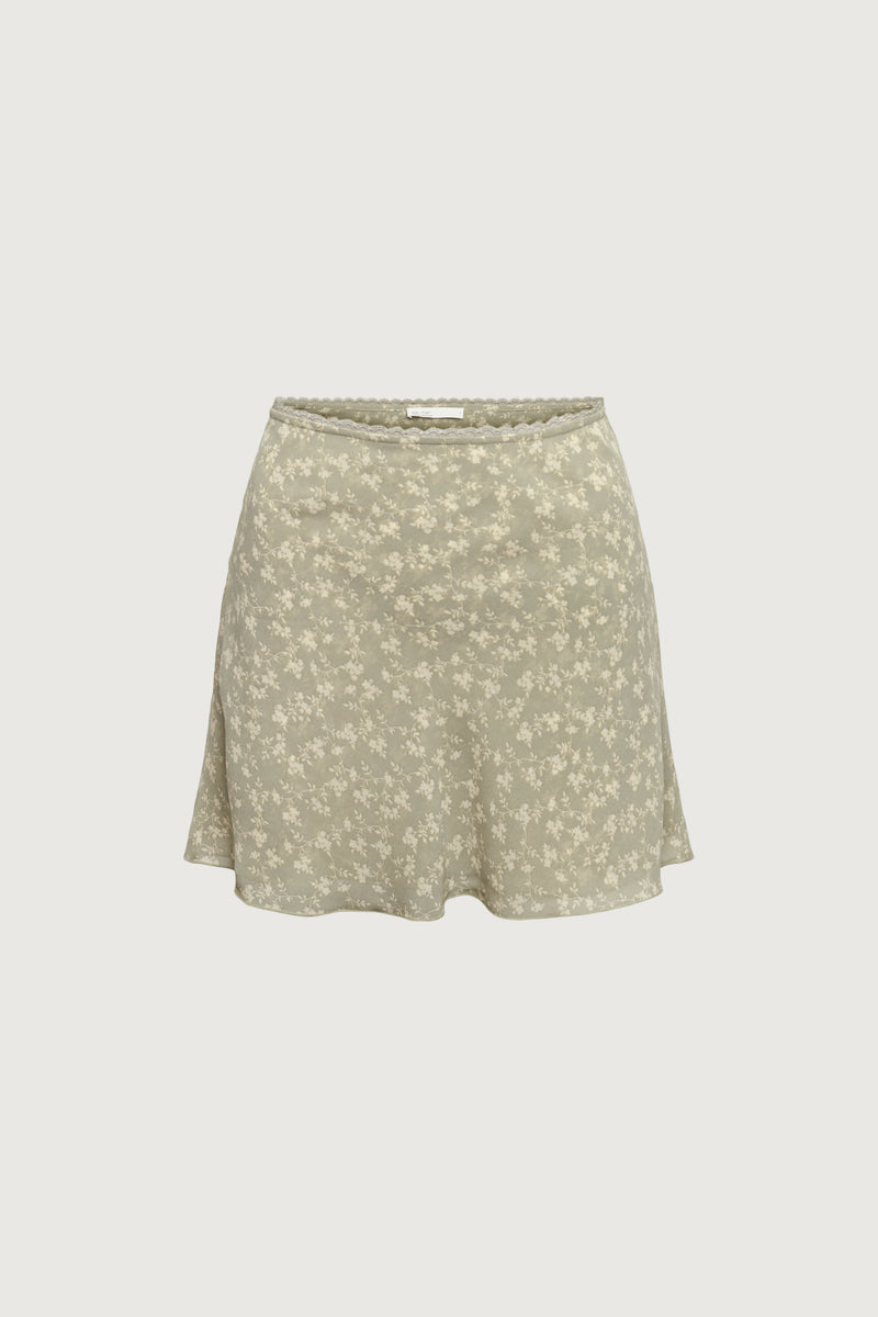 MINI FLORAL SKIRT