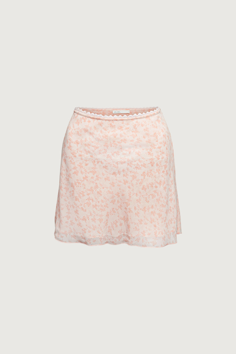 MINI FLORAL SKIRT