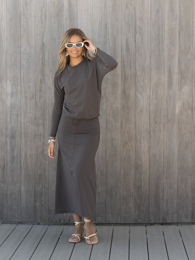Jersey Maxi Skirt