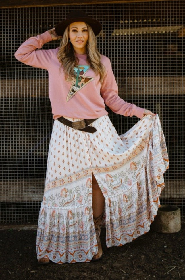 Peaches Maxi Skirt
