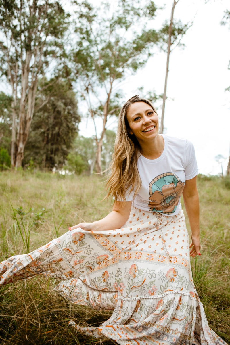 Peaches Maxi Skirt