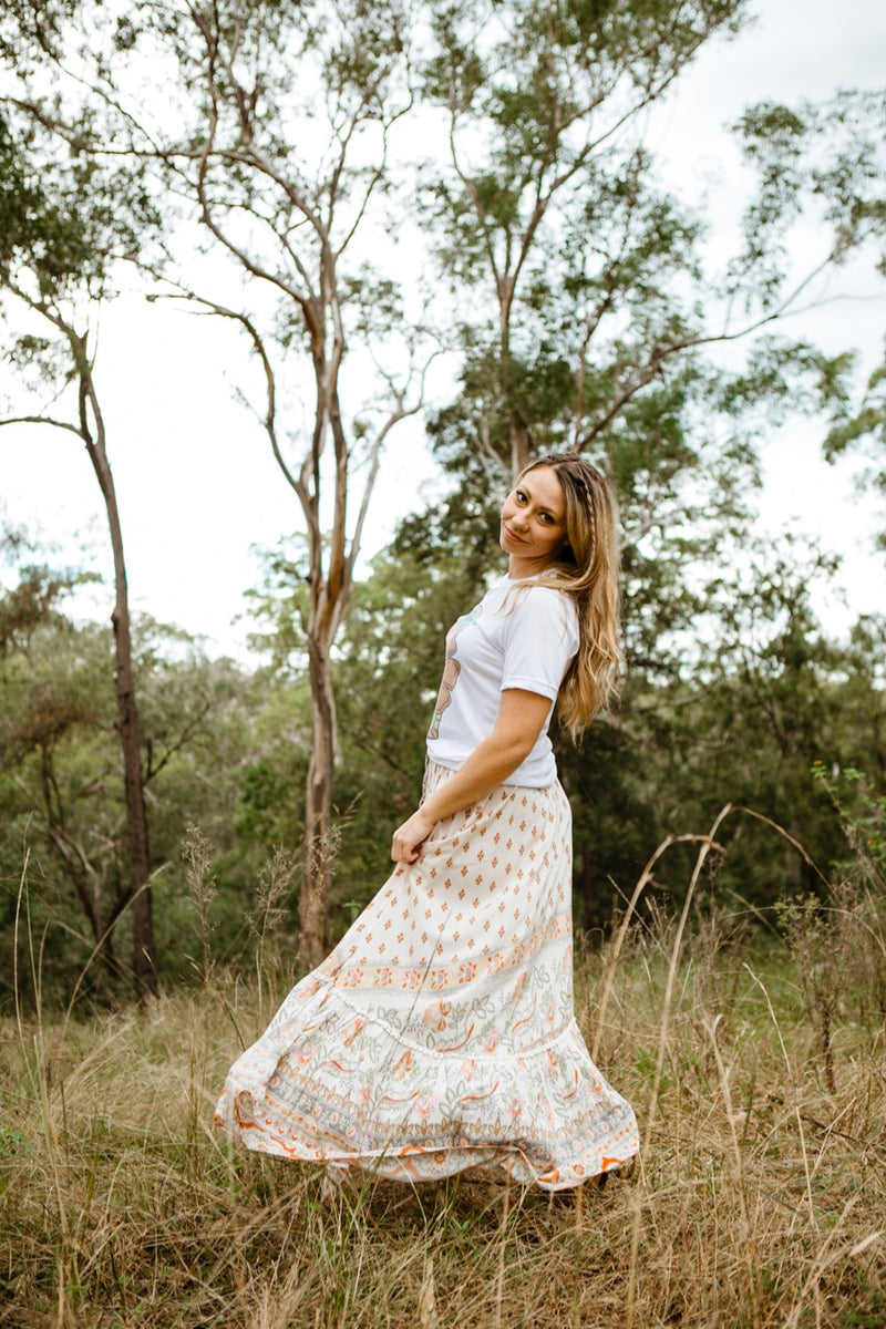 Peaches Maxi Skirt