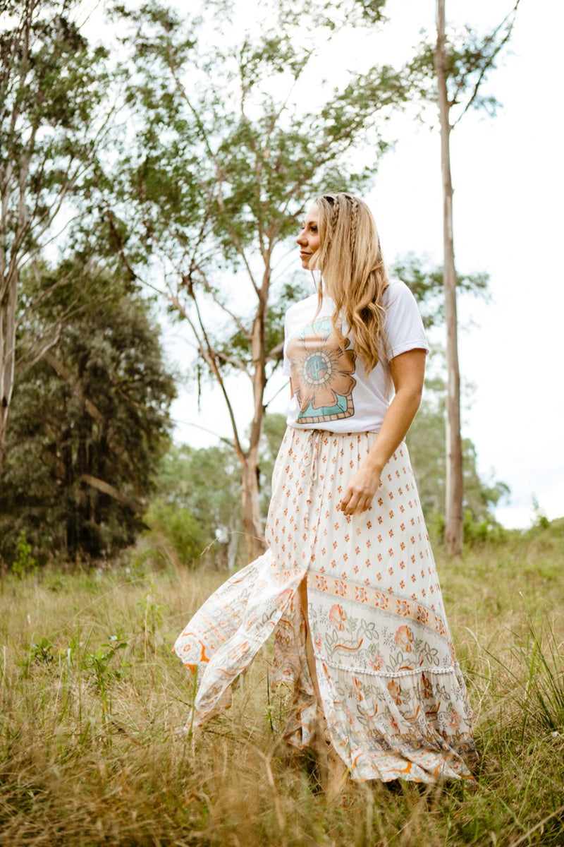 Peaches Maxi Skirt