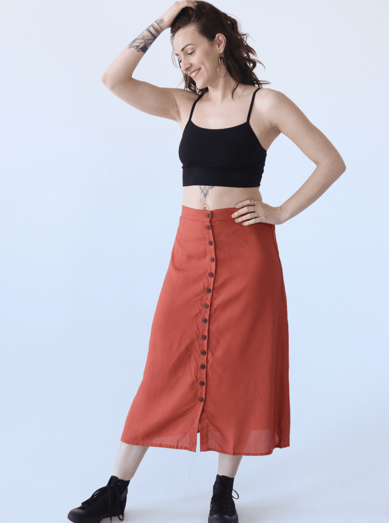 Puri Skirt - Orange
