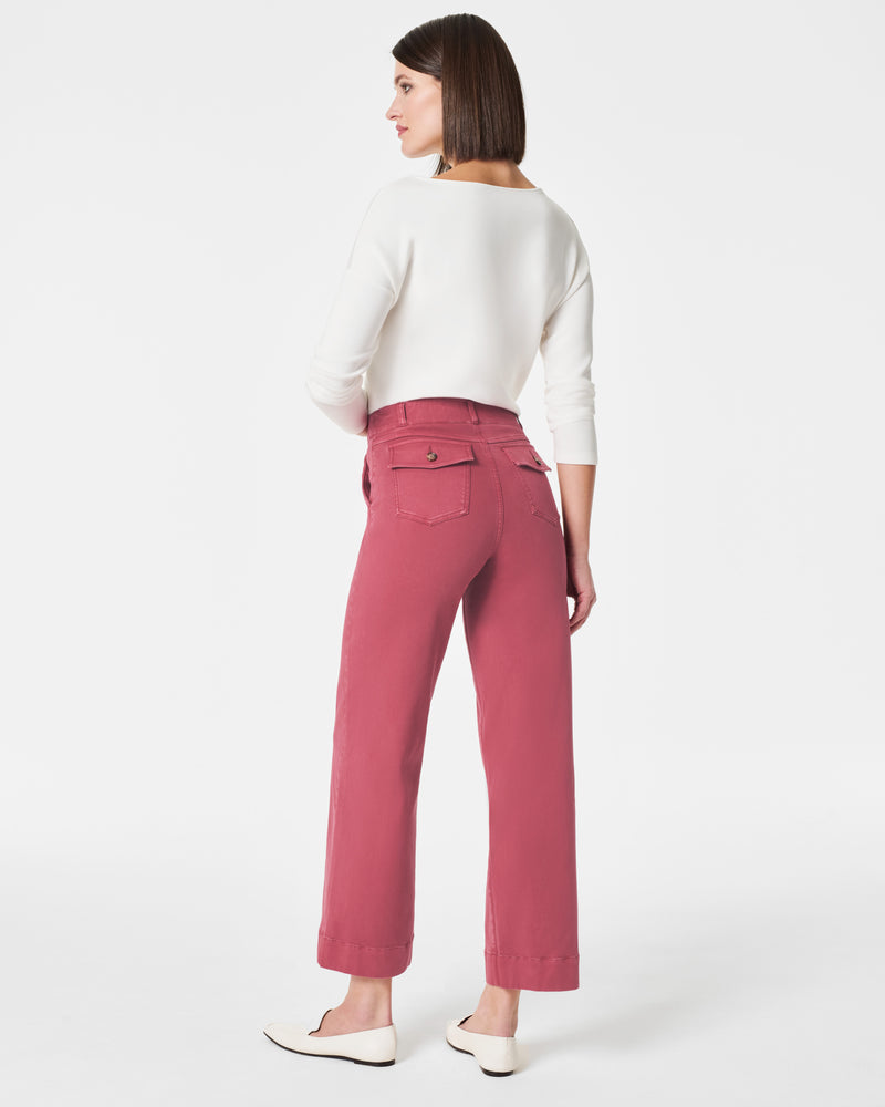 SPANX® Stretch Twill Pull-On Cropped Pant