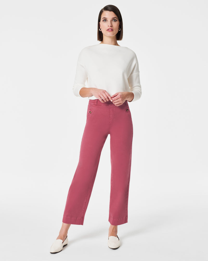 SPANX® Stretch Twill Pull-On Cropped Pant