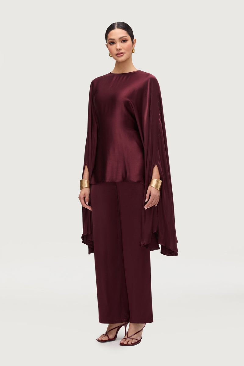 Razan Silk Wide Leg Pants - Karaz
