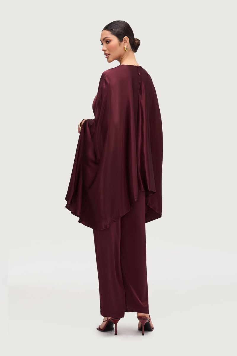 Razan Silk Wide Leg Pants - Karaz