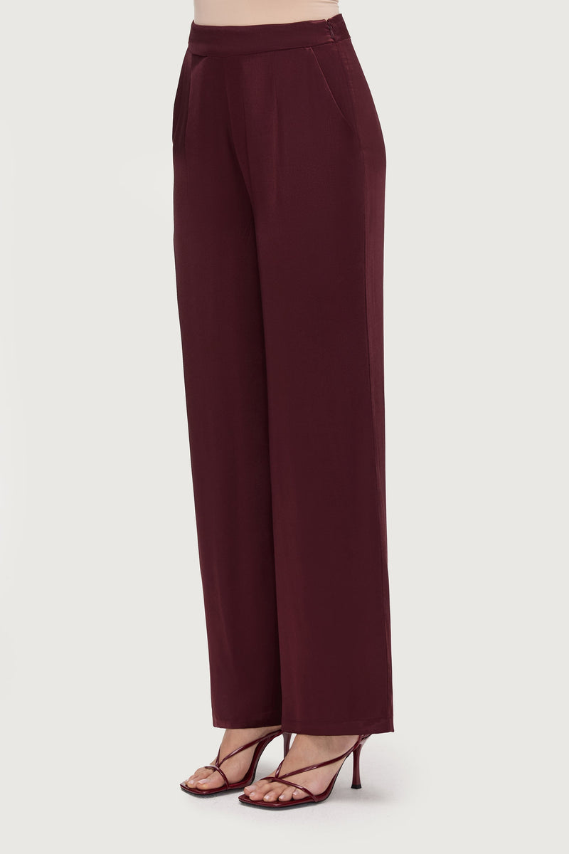 Razan Silk Wide Leg Pants - Karaz
