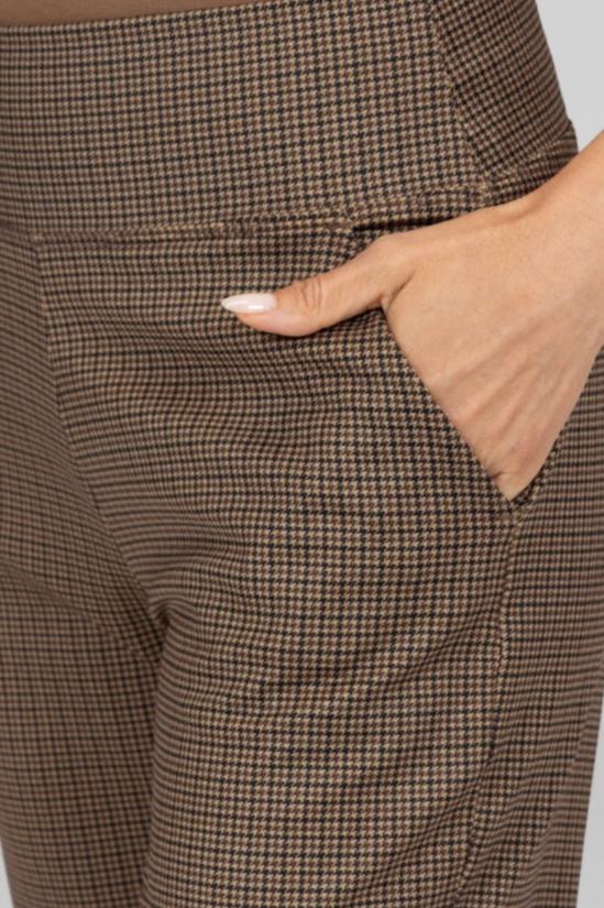 NINA STRAIGHT LEG PANT: TINY HOUNDSTOOTH