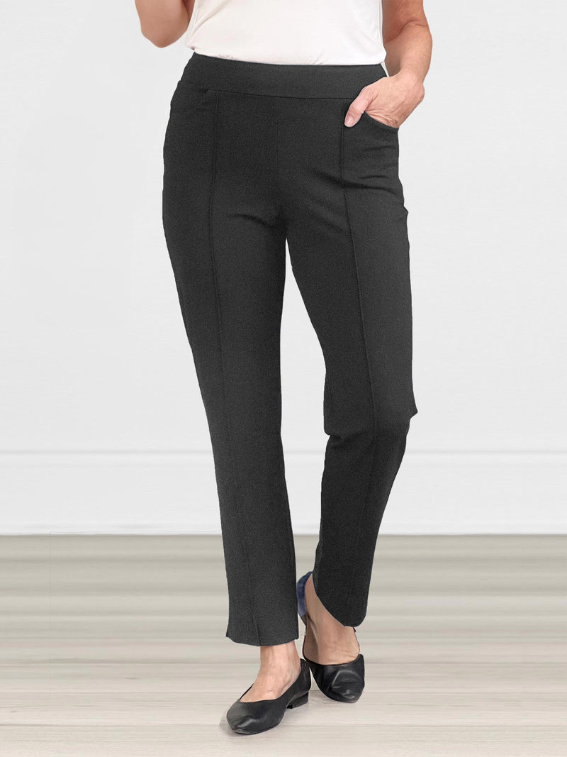 Christal pull-on pintuck ankle pant - FALL COLOURS