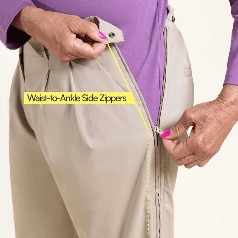 Signature Side-Zip Dress Pants for Women