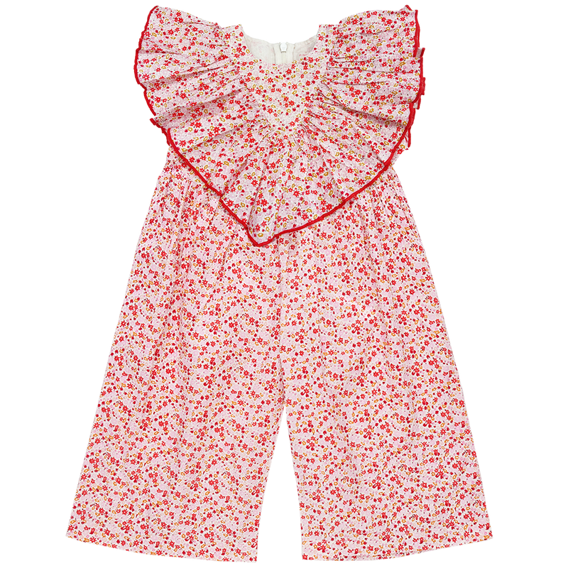Girls Raphaela Jumper - Pink Mini Ditsy
