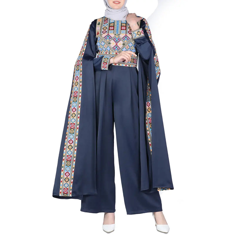Women's Embroidery Jumpsuit Long Sleeves: Elegance and Comfort Combined