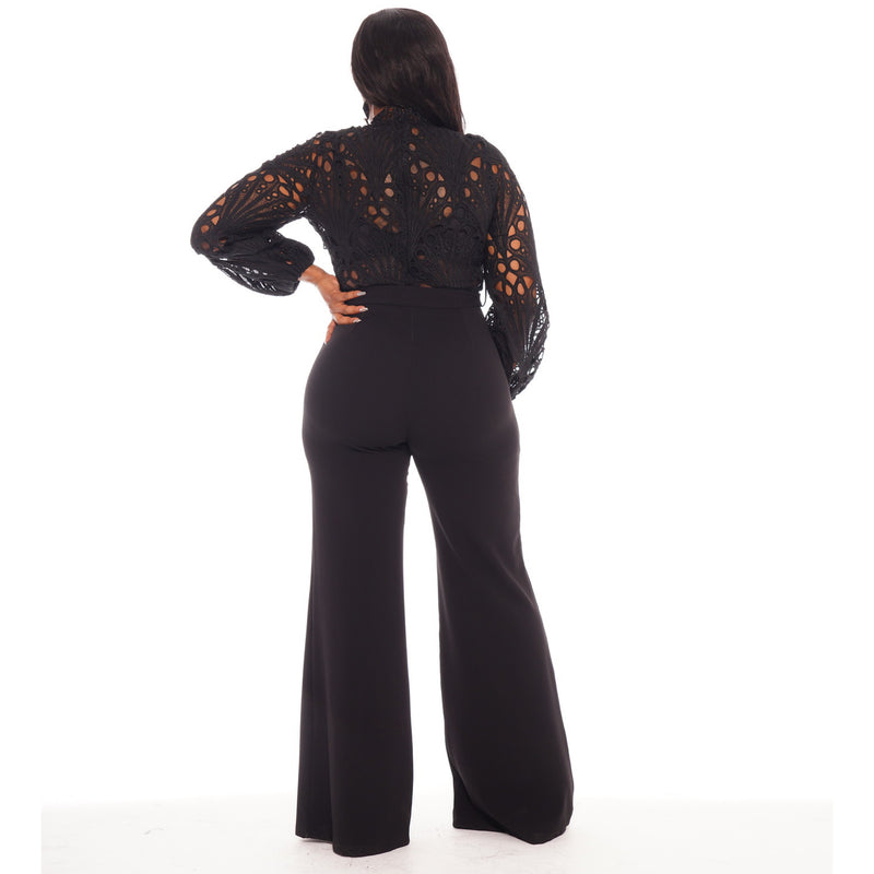Classy Crochet Jumpsuit