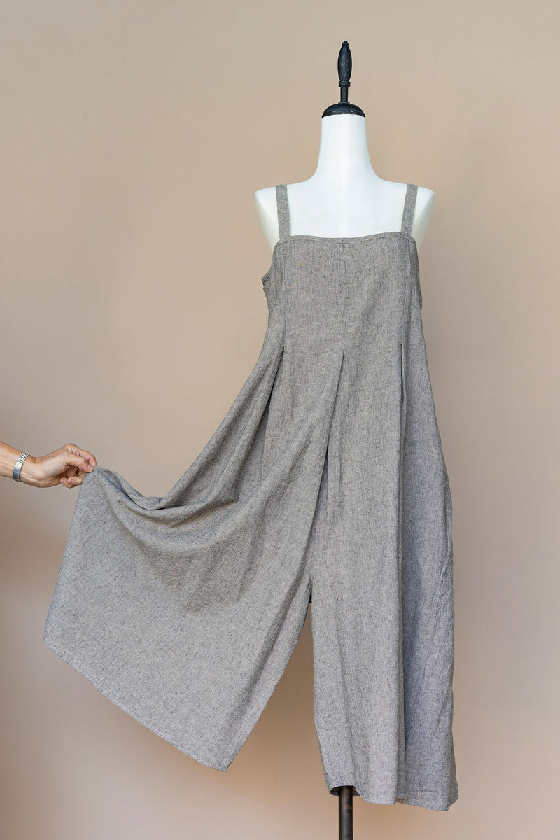 Cut Loose - Crop Jumpsuit - Cashew - L/XL