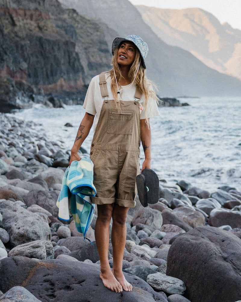 Shuffle Light Short Overalls - Elmwood