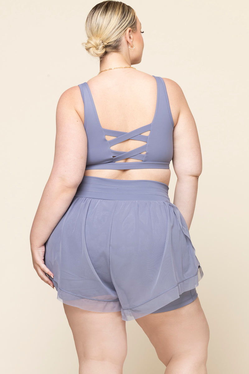 Cadence Short - Blue Mist