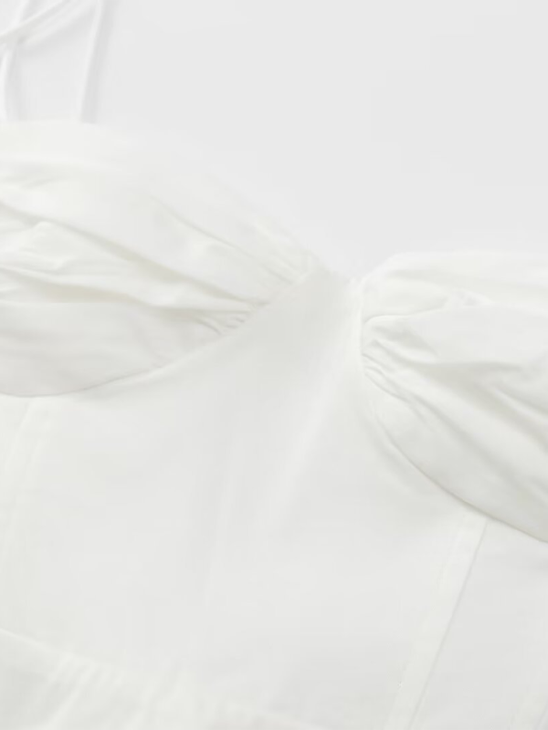 Elegant solid corset top for women