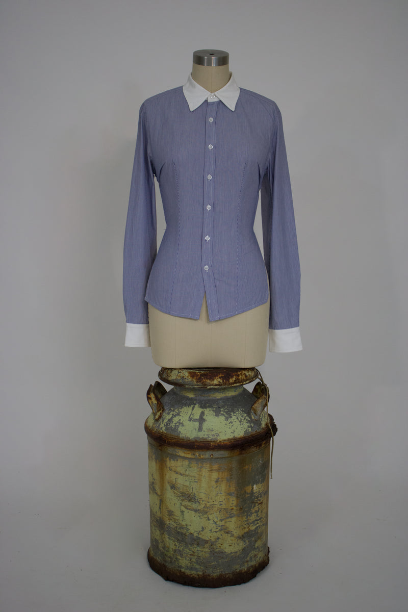 Backless Button Down