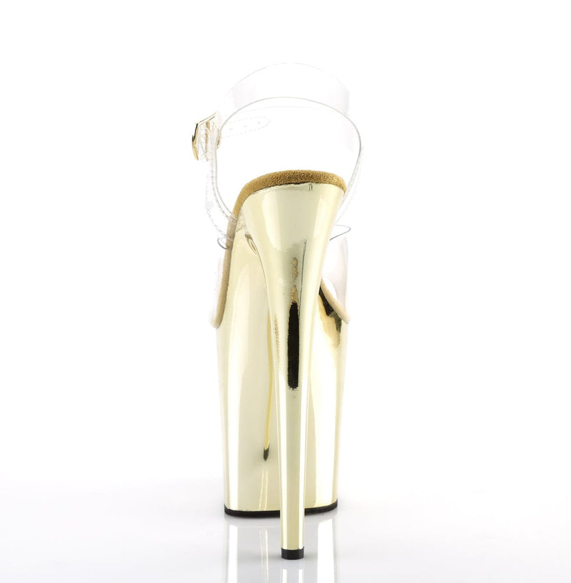 FLAMINGO-808 Clear/Gold Chrome