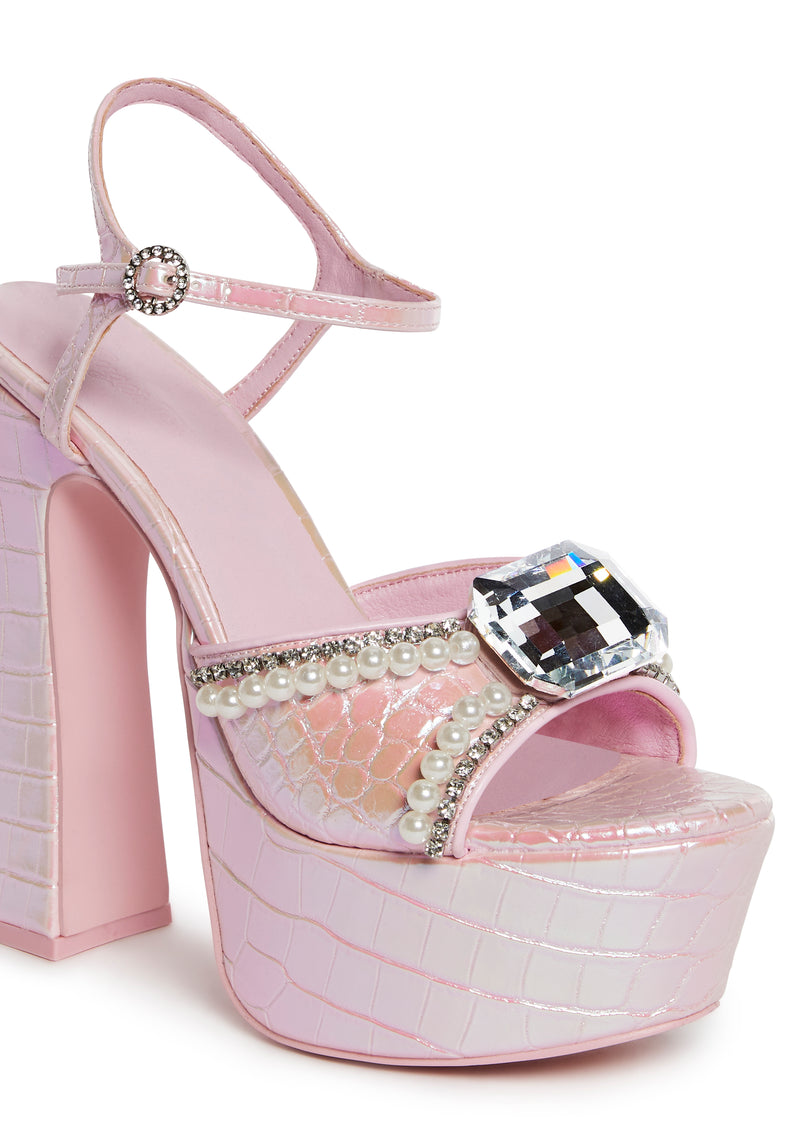 Sweet Revelation Platform Heels