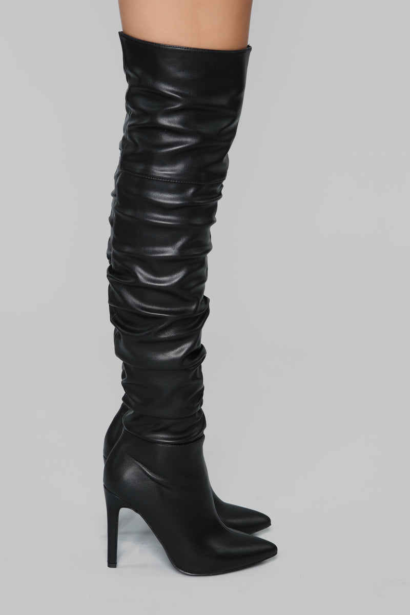 Stay Away From Me Heeled Boot - Black