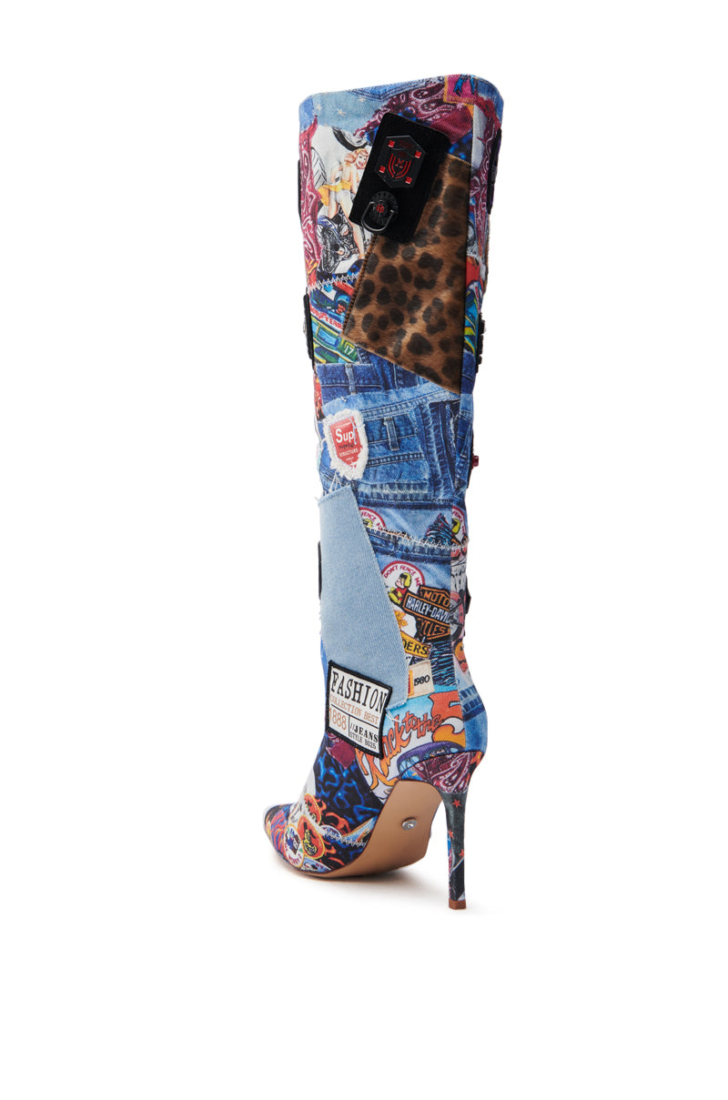 AZALEA WANG SYTILA MULTI ABSTRACT BOOT