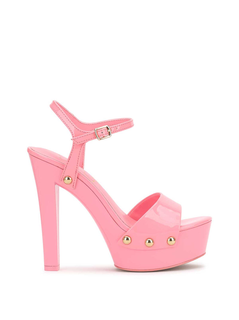 Calenta Studded Platform in Light Pink