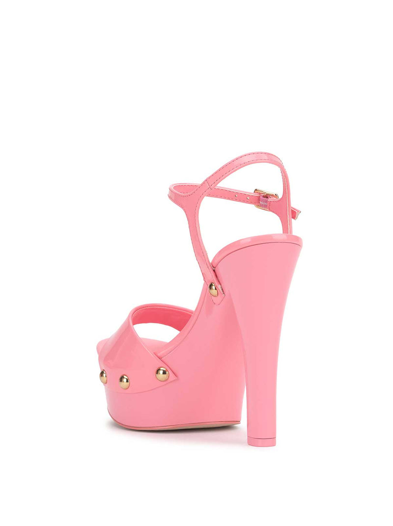 Calenta Studded Platform in Light Pink
